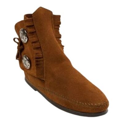 Minnetonka Women s Ankle Boots, Brown (Brown), 5.5 B(M) US - Publicité Minnetonka Women s Ankle Boots, Brown (Brown), 5.5 B(M) US - Publicité
