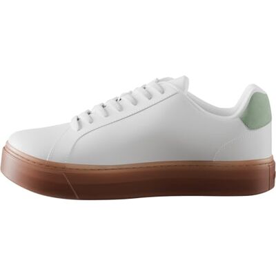 Calvin Klein LTH Ym0Ym01435 Chaussures Basses Classiques à Lacets pour Homme, Blanc (Bright White/Sea Spray), Pointure 44 - Publicité Calvin Klein LTH Ym0Ym01435 Chaussures Basses Classiques à Lacets pour Homme, Blanc (Bright White/Sea Spray), Pointure 44 - Publicité