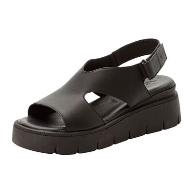 Tamaris sandale femme à talon compensé noir 39 EU - Publicité Tamaris sandale femme à talon compensé noir 39 EU - Publicité