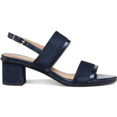 Geox D AURELY 50 B Sandales à talons pour femme, DK Navy/AVIO, 39 EU - Publicité Geox D AURELY 50 B Sandales à talons pour femme, DK Navy/AVIO, 39 EU - Publicité