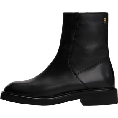 Tommy Hilfiger Bottes Mid Boot Femme Square Toe à Bout Carré, Noir (Black), 39 - Publicité Tommy Hilfiger Bottes Mid Boot Femme Square Toe à Bout Carré, Noir (Black), 39 - Publicité