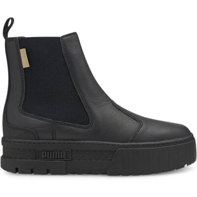Puma Womens Mayze Round Toe Chelsea Boots Ankle Low Heel 1-2" Black Size 6 M - Publicité Puma Womens Mayze Round Toe Chelsea Boots Ankle Low Heel 1-2" Black Size 6 M - Publicité