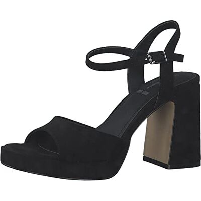 s.Oliver Sandales pour femme , Noir, 37 EU - Publicité s.Oliver Sandales pour femme , Noir, 37 EU - Publicité