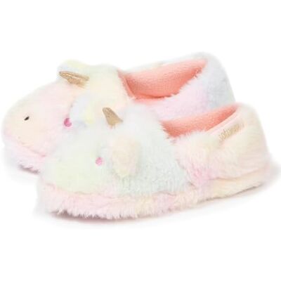 Isotoner Chaussons pantoufles Mocassins fille imitation fourrure, semelle antidérapante, 27/28, multicolor - Publicité Isotoner Chaussons pantoufles Mocassins fille imitation fourrure, semelle antidérapante, 27/28, multicolor - Publicité