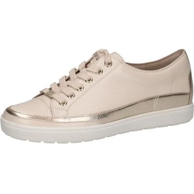 CAPRICE Baskets Basses Femme en Cuir avec Lacets, Beige (Cream Comb), 37 EU - Publicité CAPRICE Baskets Basses Femme en Cuir avec Lacets, Beige (Cream Comb), 37 EU - Publicité