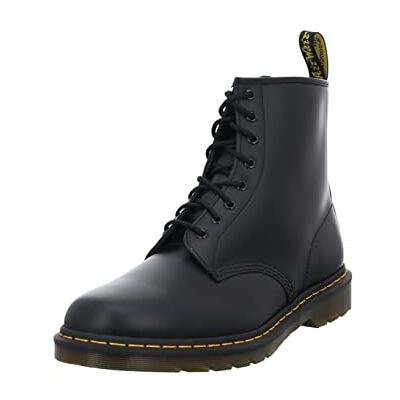 Dr. Martens Bottines unisexes à 8 œillets, Noir, 44 EU - Publicité Dr. Martens Bottines unisexes à 8 œillets, Noir, 44 EU - Publicité