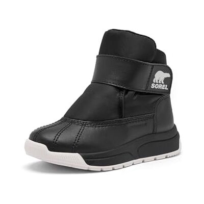Sorel Children's Whitney III Strap Mid WP Botte Tendance, Black, Sea Salt, 30.5 EU - Publicité Sorel Children's Whitney III Strap Mid WP Botte Tendance, Black, Sea Salt, 30.5 EU - Publicité