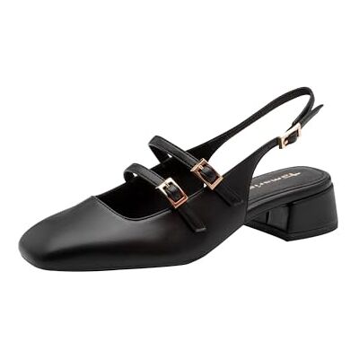 Tamaris Escarpin à bride arrière pour femme avec talon bloc noir 40 EU - Publicité Tamaris Escarpin à bride arrière pour femme avec talon bloc noir 40 EU - Publicité
