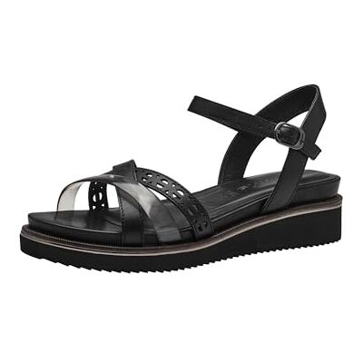 Tamaris Sandales pour femme , Noir, 36 EU - Publicité Tamaris Sandales pour femme , Noir, 36 EU - Publicité