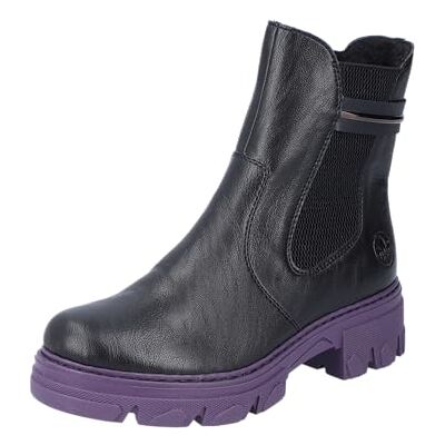 Rieker Bottines Chelsea 74690 pour femme, Noir, 40 EU - Publicité Rieker Bottines Chelsea 74690 pour femme, Noir, 40 EU - Publicité
