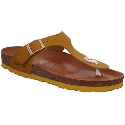 Rohde Femme Alba Mules, Jaune, 35 EU - Publicité Rohde Femme Alba Mules, Jaune, 35 EU - Publicité
