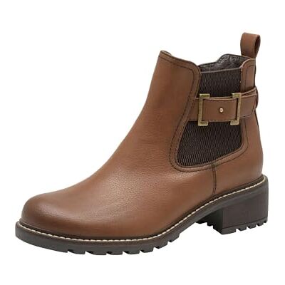 Jana bottines femme petit talon vegan, Cognac, 38 EU - Publicité Jana bottines femme petit talon vegan, Cognac, 38 EU - Publicité