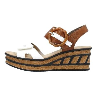 Rieker 68176 Sandales Femme Marron 36 - Publicité Rieker 68176 Sandales Femme Marron 36 - Publicité
