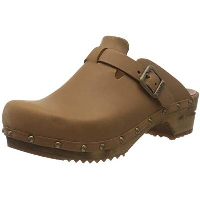 Sanita Femme Sabots, Beige (Cognac 15), 38 EU - Publicité Sanita Femme Sabots, Beige (Cognac 15), 38 EU - Publicité