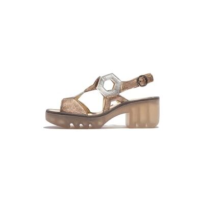 Fly London Women's TEWA573FLY Sandal, Sahara/silver, 39 - Publicité Fly London Women's TEWA573FLY Sandal, Sahara/silver, 39 - Publicité