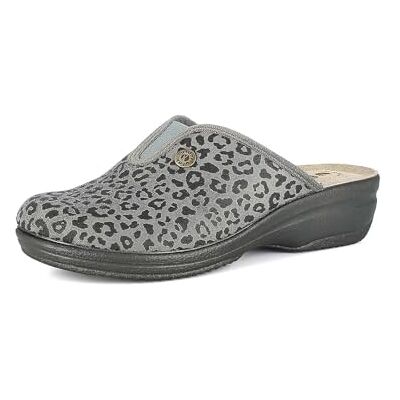 inblu Femme Pantofole Donna Animalier Con Elastico, Plantare in Pelle Imbottito, Suola Poliuretanica Resistente E Leggera Chausson, Gris, 36 EU - Publicité inblu Femme Pantofole Donna Animalier Con Elastico, Plantare in Pelle Imbottito, Suola Poliuretanica Resistente E Leggera Chausson, Gris, 36 EU - Publicité
