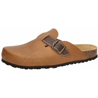 Lico Pantoufles de style sabot Bioline pour homme, marron clair, 47 EU - Publicité Lico Pantoufles de style sabot Bioline pour homme, marron clair, 47 EU - Publicité