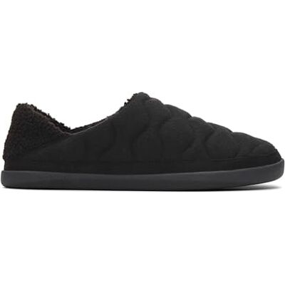 TOMS Pantoufles Ezra pour femme, Feutre matelassé noir, 35.5 EU - Publicité TOMS Pantoufles Ezra pour femme, Feutre matelassé noir, 35.5 EU - Publicité