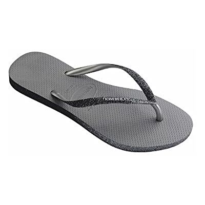 Havaianas Slim Sparkle Caoutchouc Femme Sand - Publicité Havaianas Slim Sparkle Caoutchouc Femme Sand - Publicité