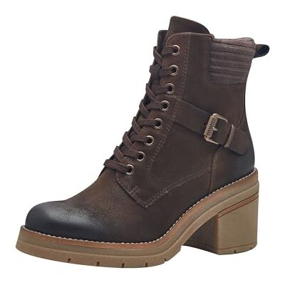 MARCO TOZZI Bottines à Lacets pour Femme Botte Tendance, café, 39 EU - Publicité MARCO TOZZI Bottines à Lacets pour Femme Botte Tendance, café, 39 EU - Publicité