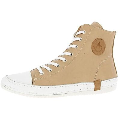 Andrea Conti Bottes en Cuir Femmes , Pointure:39 EU, La Couleur:Beige - Publicité Andrea Conti Bottes en Cuir Femmes , Pointure:39 EU, La Couleur:Beige - Publicité
