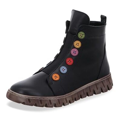 Gemini Bottines en Cuir pour Femmes 337135-02, Pointure:38 EU, La Couleur:Noir - Publicité Gemini Bottines en Cuir pour Femmes 337135-02, Pointure:38 EU, La Couleur:Noir - Publicité