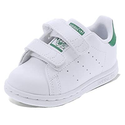 Adidas Stan Smith CF, Sneaker Mixte bébé, Cloud White/Cloud White/Green, 26 EU - Publicité Adidas Stan Smith CF, Sneaker Mixte bébé, Cloud White/Cloud White/Green, 26 EU - Publicité