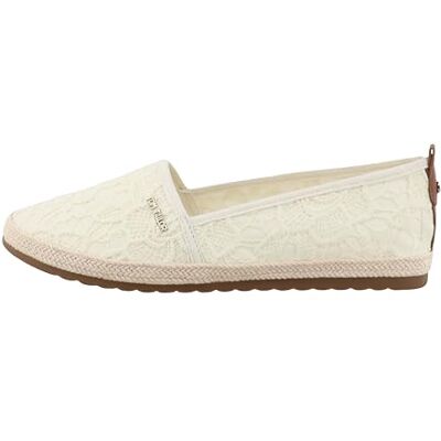 TOM TAILOR Chaussures Plates pour Femme , crème, 37 EU - Publicité TOM TAILOR Chaussures Plates pour Femme , crème, 37 EU - Publicité