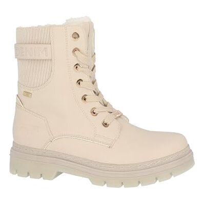 TOM TAILOR Bottes mi-longues pour femme , beige, 36 EU - Publicité TOM TAILOR Bottes mi-longues pour femme , beige, 36 EU - Publicité