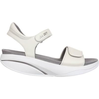 MBT MALIA 2 Sandales Habillées pour Femme en Peau de Mouton. Chaussures Légères et Confortables pour Été. Chaussures Physiologiques Confort et Stabilité. Sandales de Style Moderne avec Velcro. Blanche - Publicité MBT MALIA 2 Sandales Habillées pour Femme en Peau de Mouton. Chaussures Légères et Confortables pour Été. Chaussures Physiologiques Confort et Stabilité. Sandales de Style Moderne avec Velcro. Blanche - Publicité