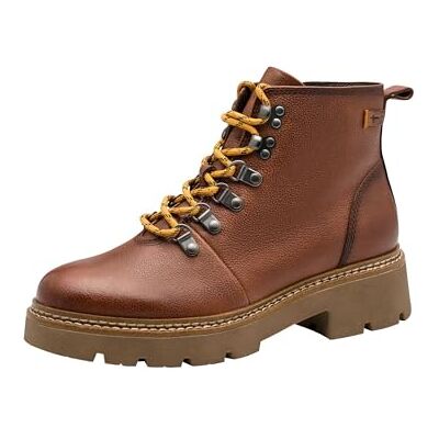 Tamaris Femme Damen Lace Boot Flat Bottine, Cognac, 41 EU - Publicité Tamaris Femme Damen Lace Boot Flat Bottine, Cognac, 41 EU - Publicité