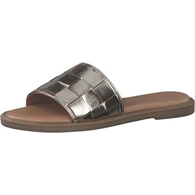 s.Oliver Mules pour femme 5-27104-20, Platine, 39 EU - Publicité s.Oliver Mules pour femme 5-27104-20, Platine, 39 EU - Publicité
