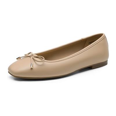 DREAM PAIRS Ballerines Femme Elégantes Chaussures Plates à Bout Carré pour Femmes Confortable et Durable,Size 40,Nu,DWUMFA2517 - Publicité DREAM PAIRS Ballerines Femme Elégantes Chaussures Plates à Bout Carré pour Femmes Confortable et Durable,Size 40,Nu,DWUMFA2517 - Publicité