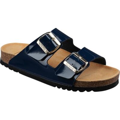 Dr. Scholl's Femme Josephine Mules-et-sabots, Navy Blue, 40 EU - Publicité Dr. Scholl's Femme Josephine Mules-et-sabots, Navy Blue, 40 EU - Publicité