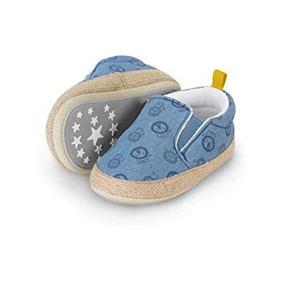 Sterntaler Chaussons plats pour bébé garçon Lion, bleu moyen, 20 EU - Publicité Sterntaler Chaussons plats pour bébé garçon Lion, bleu moyen, 20 EU - Publicité