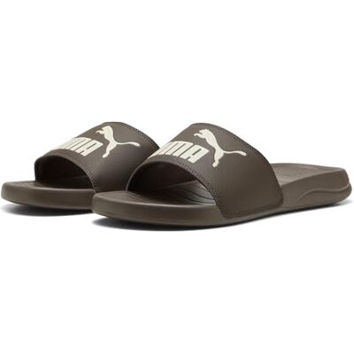 Puma Sandales Popcat 20Slide unisexe, Neige alpine plate en bronze, 39 EU - Publicité Puma Sandales Popcat 20Slide unisexe, Neige alpine plate en bronze, 39 EU - Publicité