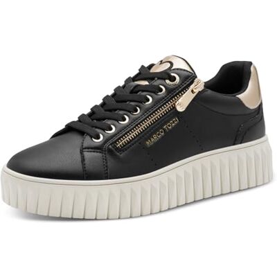MARCO TOZZI Femmes Baskets Feel Me Doux Semelle Amovible Doublure Douce Élégant, Noir (Black Comb), 37 EU - Publicité MARCO TOZZI Femmes Baskets Feel Me Doux Semelle Amovible Doublure Douce Élégant, Noir (Black Comb), 37 EU - Publicité