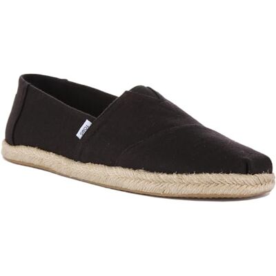TOMS Homme Alpargata Rope Classic Semelle de Mocassin, Total Black, 46 EU - Publicité TOMS Homme Alpargata Rope Classic Semelle de Mocassin, Total Black, 46 EU - Publicité