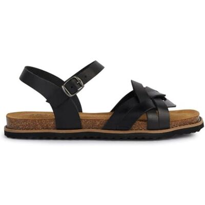 Geox Women D Leuca A Flat Sandal, Noir, 38 EU - Publicité Geox Women D Leuca A Flat Sandal, Noir, 38 EU - Publicité