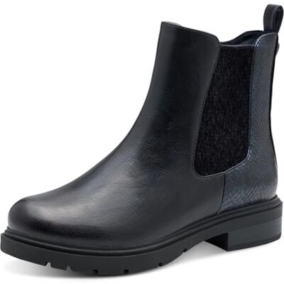 Marco Tozzi Chelsea Bottes tendance pour femme Bleu marine Taille 38 EU, Dk Navy Comb, 38 EU - Publicité Marco Tozzi Chelsea Bottes tendance pour femme Bleu marine Taille 38 EU, Dk Navy Comb, 38 EU - Publicité