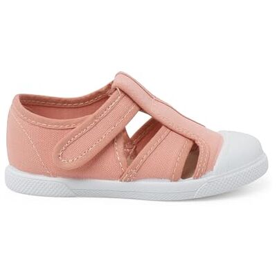 Pisamonas Sandale Souple en Toile pour Enfants Taille 26 Couleur Vieux Rose - Publicité Pisamonas Sandale Souple en Toile pour Enfants Taille 26 Couleur Vieux Rose - Publicité
