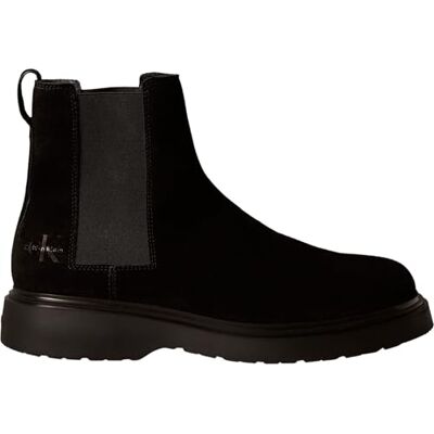 Calvin Klein Bottines Chelsea Homme Combat en Daim, Noir (Triple Black), 45 - Publicité Calvin Klein Bottines Chelsea Homme Combat en Daim, Noir (Triple Black), 45 - Publicité