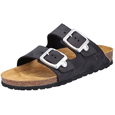 Rieker Ladies Adjustable Buckle Strapped Mule Sandals V8084, Noir, 36 EU - Publicité Rieker Ladies Adjustable Buckle Strapped Mule Sandals V8084, Noir, 36 EU - Publicité