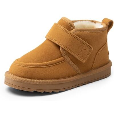 DREAM PAIRS Kids Bottes de Neige pour Enfants Confortable Bottes de Hiver Classique Bottine de Cheville Chaud Tapis Douillet pour Enfant FuzzyGo,Size 26.5,Châtaigne,SDSB2407K - Publicité DREAM PAIRS Kids Bottes de Neige pour Enfants Confortable Bottes de Hiver Classique Bottine de Cheville Chaud Tapis Douillet pour Enfant FuzzyGo,Size 26.5,Châtaigne,SDSB2407K - Publicité