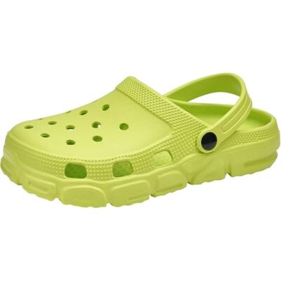 Realpaks Sabots légers pour Enfants en EVA Jardin Piscine et Maison – Pantoufles pour garçons et Filles – Vert_34 - Publicité Realpaks Sabots légers pour Enfants en EVA Jardin Piscine et Maison – Pantoufles pour garçons et Filles – Vert_34 - Publicité