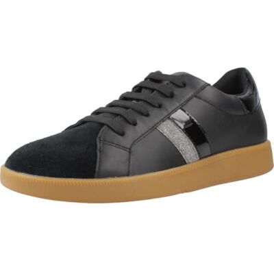 Geox Baskets D Meleda B pour Femme, Noir, 36 EU - Publicité Geox Baskets D Meleda B pour Femme, Noir, 36 EU - Publicité