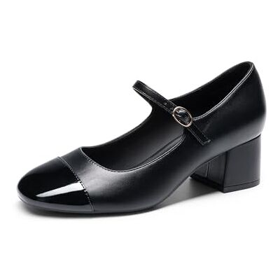 DREAM PAIRS Mary Jane Shoes Chaussures habillées à talon bas et fermé à bout épais pour femme, Noir, 42 EU - Publicité DREAM PAIRS Mary Jane Shoes Chaussures habillées à talon bas et fermé à bout épais pour femme, Noir, 42 EU - Publicité