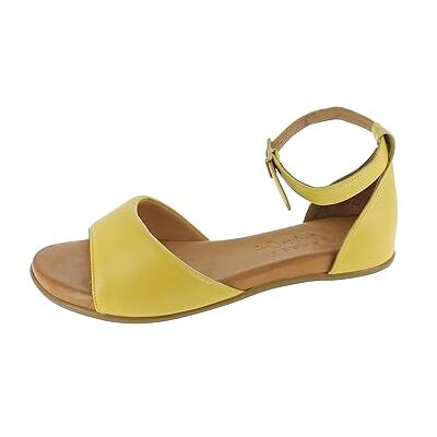 Andrea Conti Femme Damen Sandalette Sandale, Citron, 40 EU - Publicité Andrea Conti Femme Damen Sandalette Sandale, Citron, 40 EU - Publicité