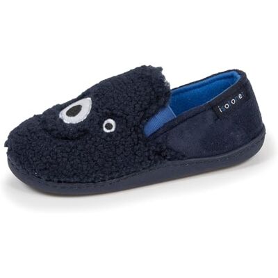Isotoner Chaussons pantoufles Mocassins garçon en sherpa, semelle antidérapante, 30, marine - Publicité Isotoner Chaussons pantoufles Mocassins garçon en sherpa, semelle antidérapante, 30, marine - Publicité