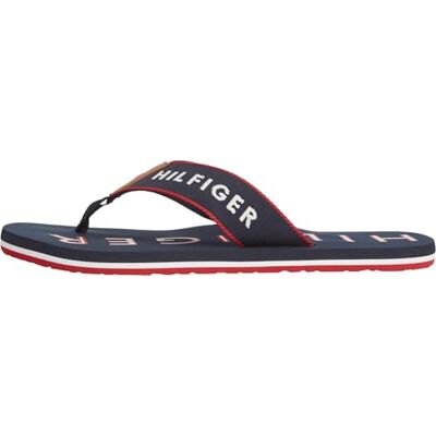 Tommy Hilfiger Homme Sporty Hilfiger Beach Sandal Tongs, Blue (Desert Sky), 45 EU - Publicité Tommy Hilfiger Homme Sporty Hilfiger Beach Sandal Tongs, Blue (Desert Sky), 45 EU - Publicité